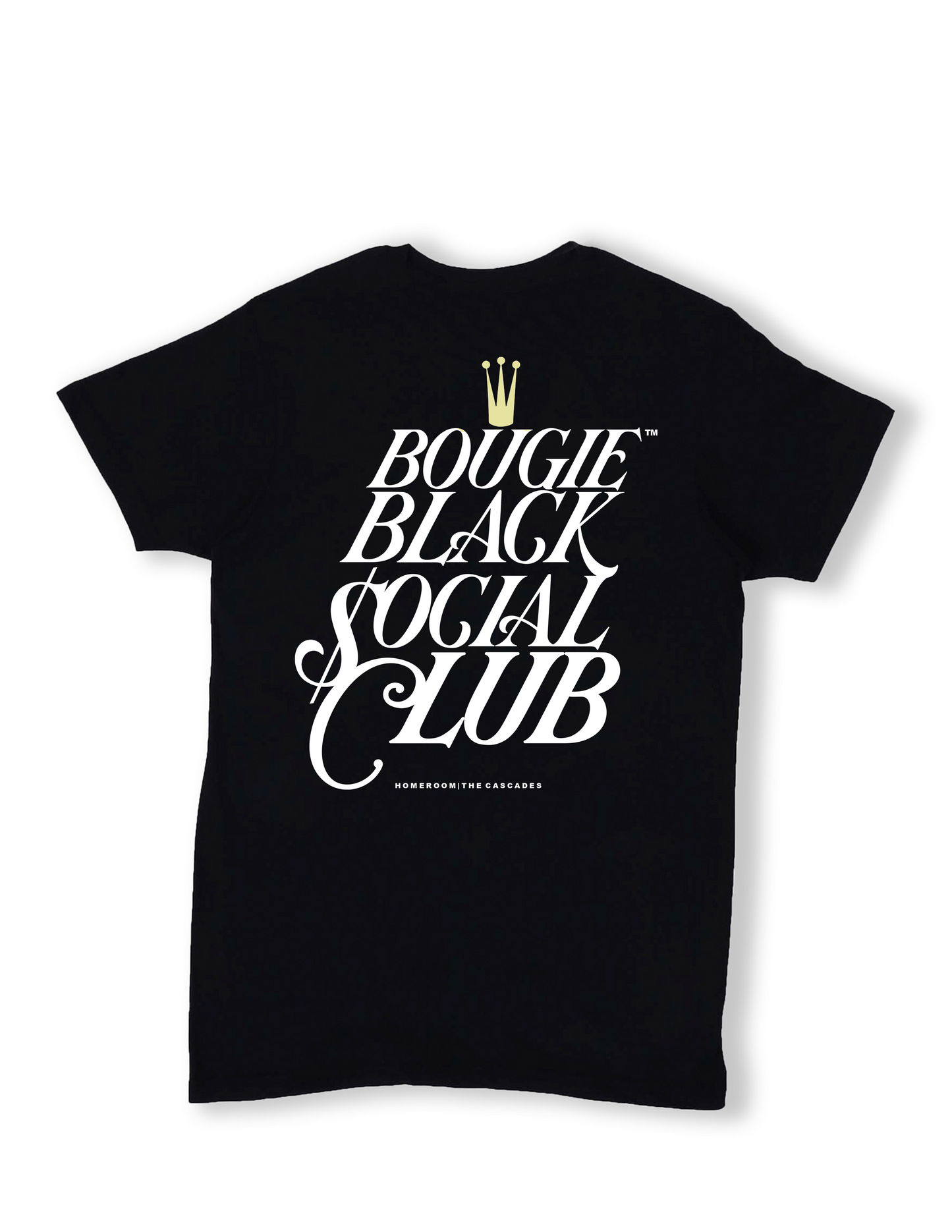 HOMEROOM-"BOUGIE TEE" BLACK TEE