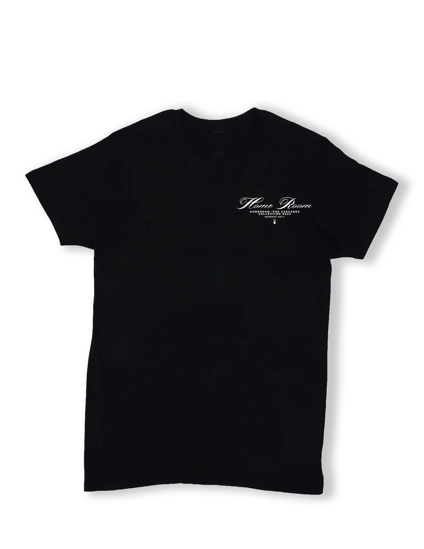 HOMEROOM - "MEMBERS ONLY SOCIAL CLUB" BLACK TEE