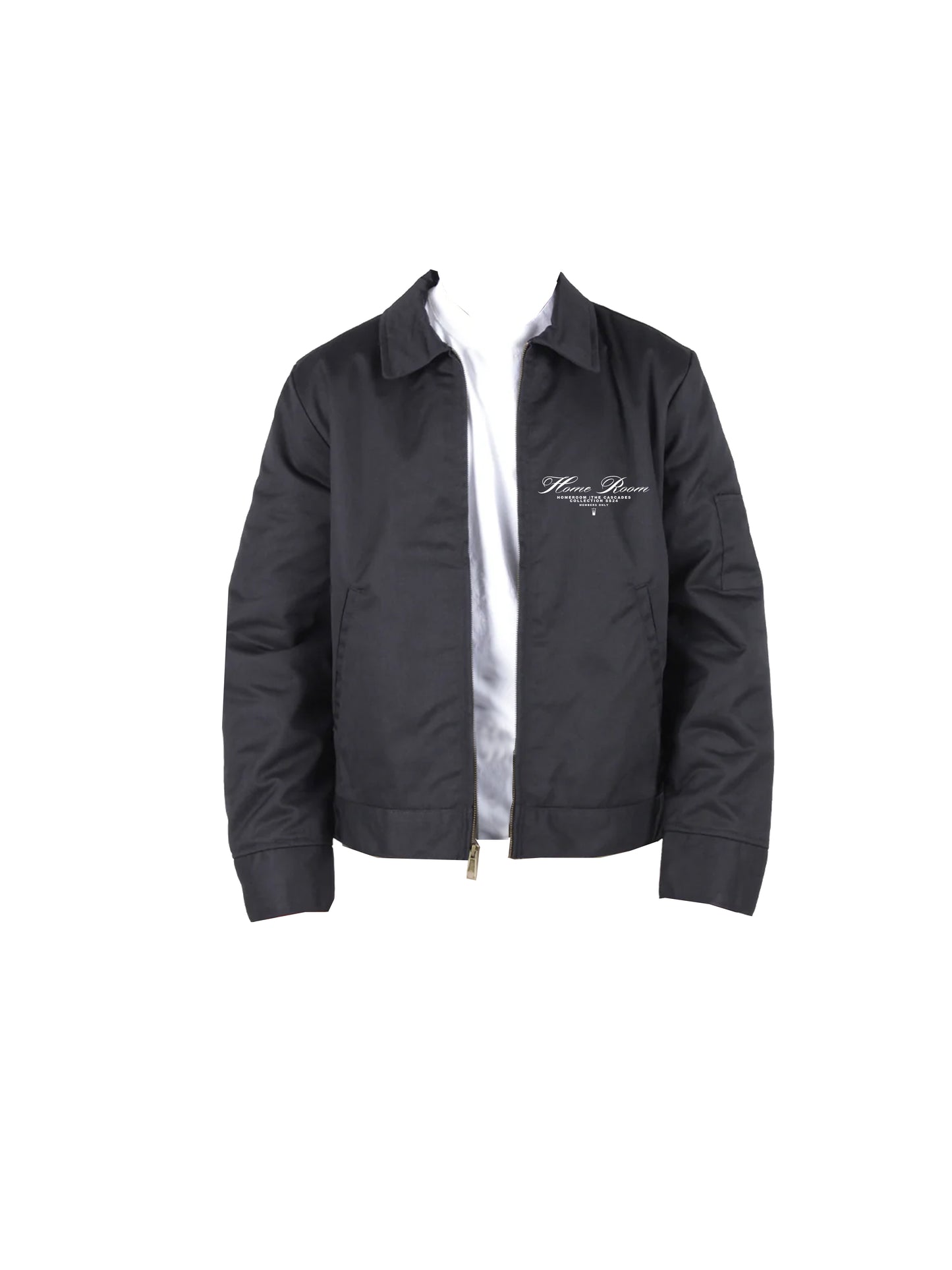 HOMEROOM- "CASCADES" WORK JACKET (BLACK)